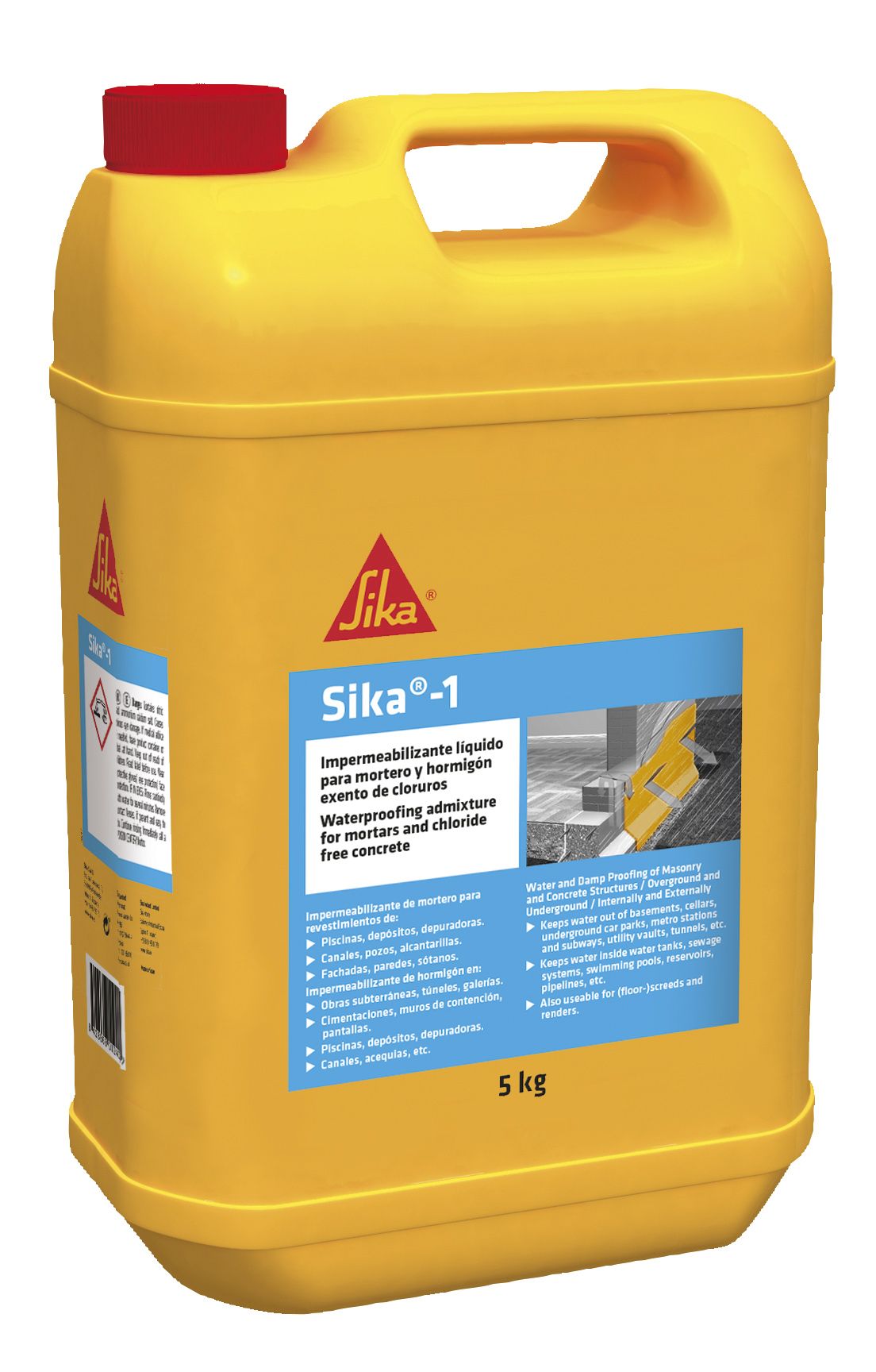 Sika-1 5 KG Garrafa
